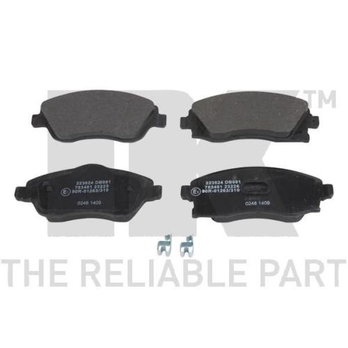 Bremsscheibe NK 203637 für OPEL VAUXHALL, Vorderachse