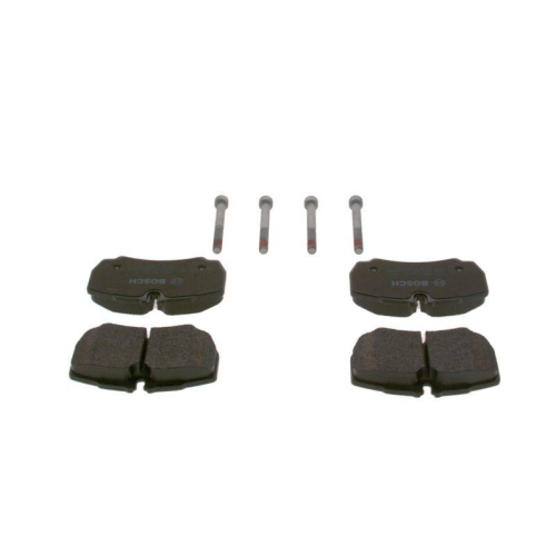 Bremsbelagsatz, Scheibenbremse BOSCH 0 986 424 750 f&uuml;r FORD IVECO, Hinterachse
