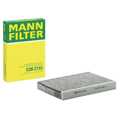 Filter, Innenraumluft MANN-FILTER CUK 2743 f&uuml;r PEUGEOT