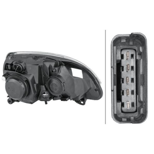 HELLA Hauptscheinwerfer 1DL 008 461-771 f&uuml;r RENAULT, links