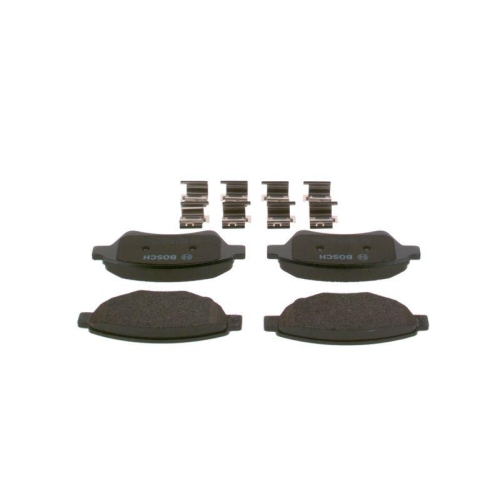 Bremsbelagsatz, Scheibenbremse BOSCH 0 986 424 785 f&uuml;r RENAULT, Vorderachse