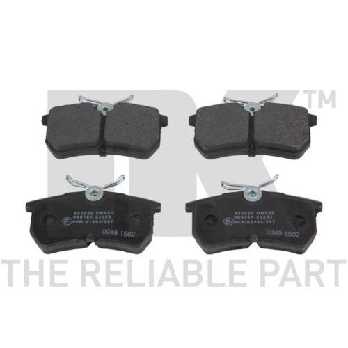 Bremsscheibe NK 202536 f&uuml;r FORD, Hinterachse