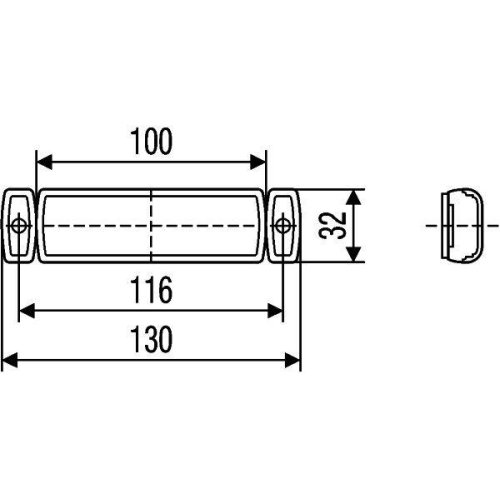 HELLA Seitenmarkierungsleuchte 2PS 008 645-507 f&uuml;r IVECO, links, rechts