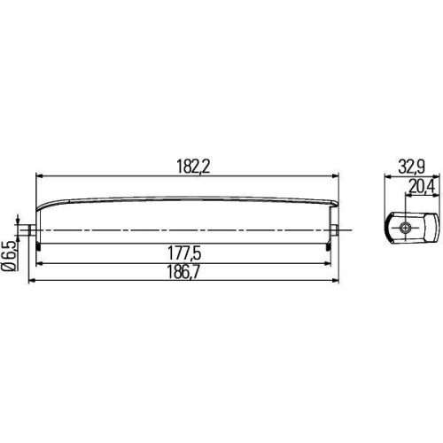 HELLA Tagfahrleuchte 2PT 980 850-001 f&uuml;r, beidseitig