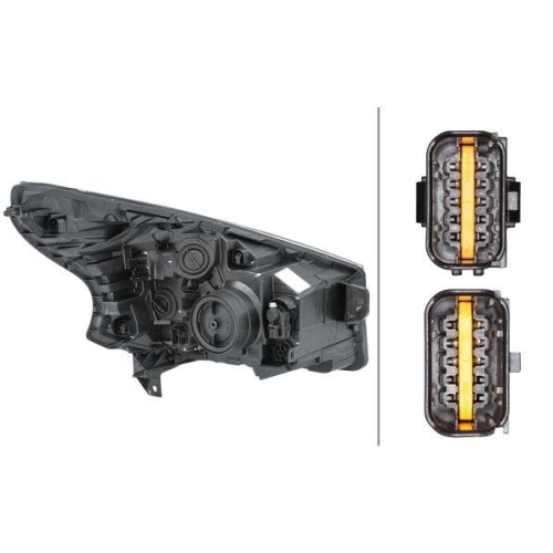 HELLA Hauptscheinwerfer 1LE 011 565-131 f&uuml;r OPEL VAUXHALL, links