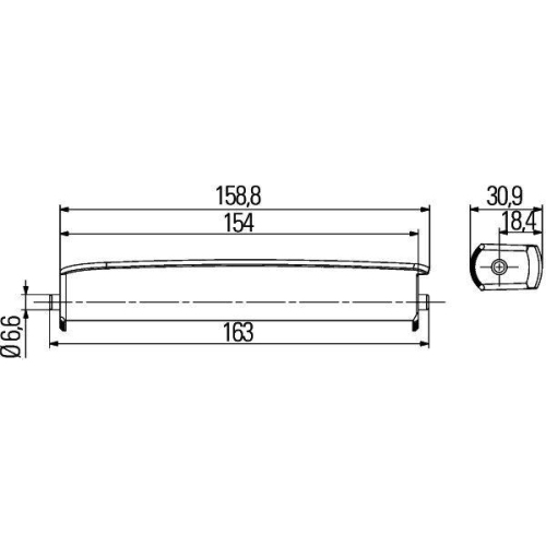 HELLA Tagfahrleuchte 2PT 980 860-001 f&uuml;r AEBI, beidseitig