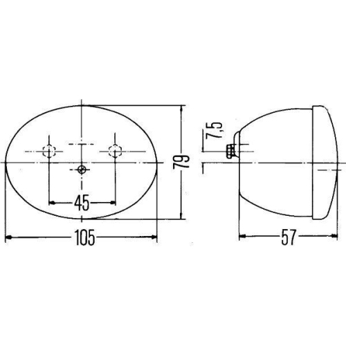 HELLA Heckleuchte 2SB 001 673-002 für FORD MERCEDES-BENZ MASSEY FERGUSON FENDT