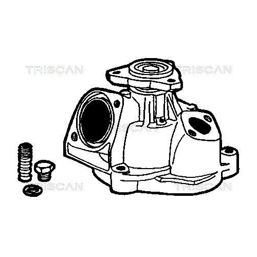 Wasserpumpe, Motork&uuml;hlung TRISCAN 8600 29896 f&uuml;r AUDI SEAT SKODA VW