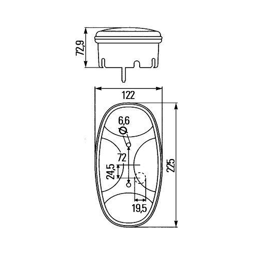 HELLA Heckleuchte 2VP 343 640-247 für DAF VOLVO, rechts