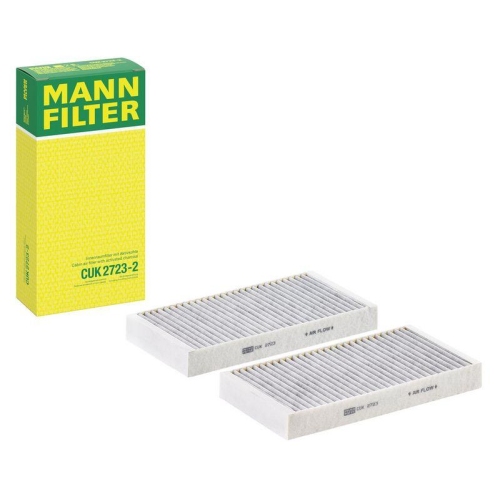 Filter, Innenraumluft MANN-FILTER CUK 2723-2 f&uuml;r RENAULT