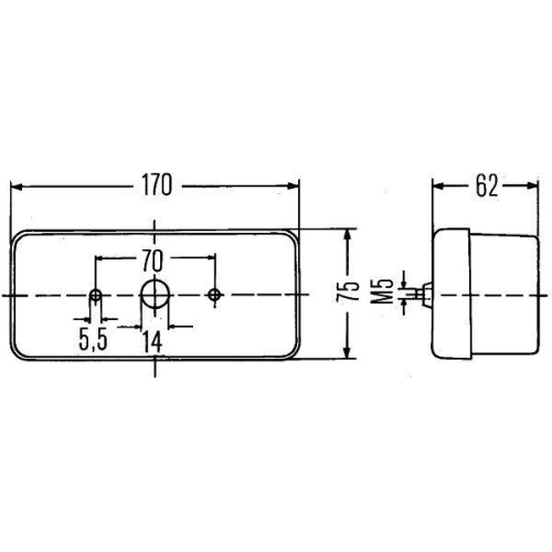 HELLA Heckleuchte 2SD 002 582-021 für AEBI AUDI DAF INTERNATIONAL HARV. MAN OPEL