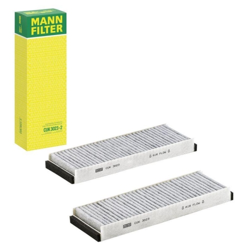 Filter, Innenraumluft MANN-FILTER CUK 3023-2 f&uuml;r VAG, hinter dem Handschuhfach