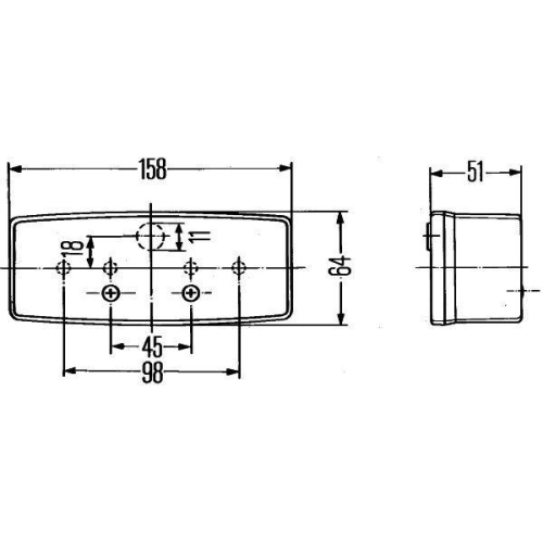HELLA Heckleuchte 2SD 003 184-031 für AEBI AUWÄRTER DAF IVECO KÄSSBOHRER MAN O&K