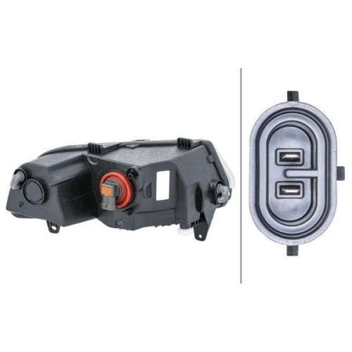 HELLA Nebelscheinwerfer 1NA 011 987-131 für VW, links