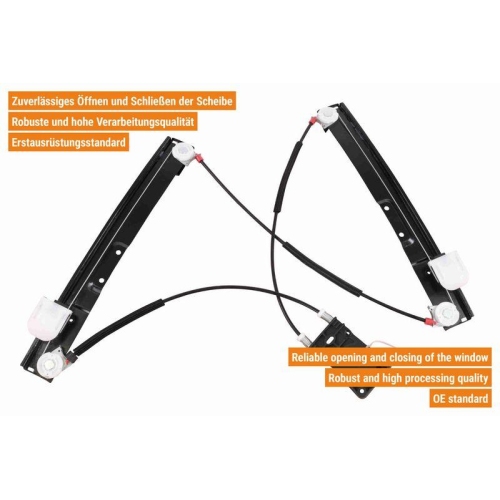VAICO Fensterheber links und rechts vorne , ohne Komfortfunktion V25-1769 + V25-1770 f&uuml;r FORD