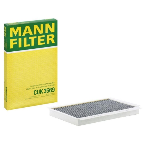 Filter, Innenraumluft MANN-FILTER CUK 3569 f&uuml;r CHRYSLER FIAT MERCEDES-BENZ VAG