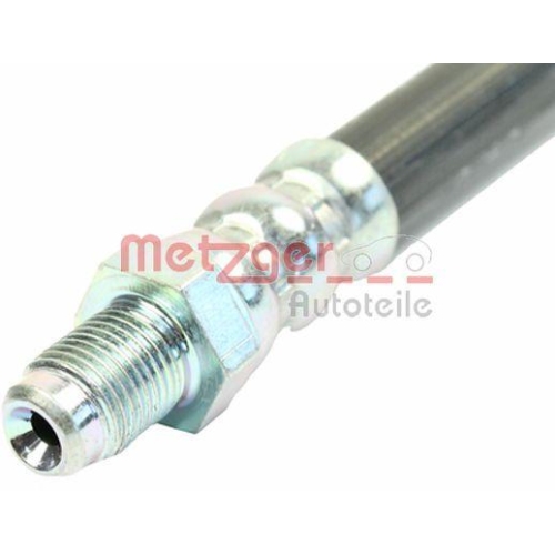 Bremsschlauch METZGER 4118402 f&uuml;r ALFA ROMEO, Vorderachse links