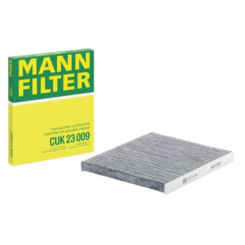 Filter, Innenraumluft MANN-FILTER CUK 23 009 f&uuml;r FIAT, unter der Mittelkonsole