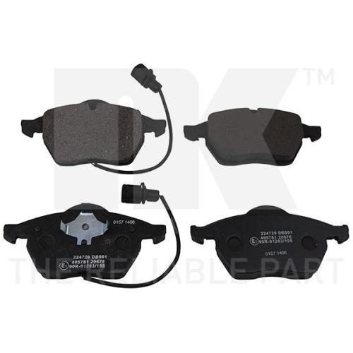 Bremsscheibe NK 204743 für AUDI SEAT SKODA VW, Vorderachse