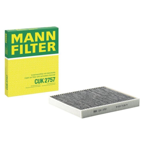 Filter, Innenraumluft MANN-FILTER CUK 2757 f&uuml;r OPEL VAUXHALL GENERAL MOTORS