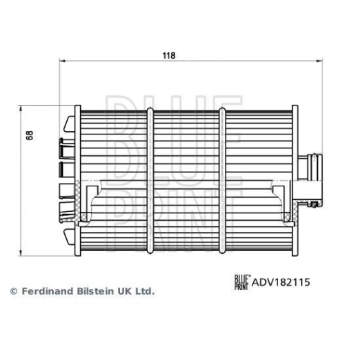 Ölfilter BLUE PRINT ADV182115 für AUDI BENTLEY