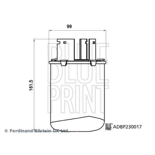 Kraftstofffilter BLUE PRINT ADBP230017 f&uuml;r NISSAN RENAULT