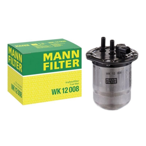 Kraftstofffilter MANN-FILTER WK 12 008 f&uuml;r MERCEDES-BENZ NISSAN RENAULT