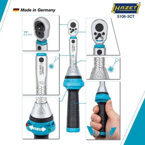 Drehmomentschlüssel HAZET 5108-3CT für