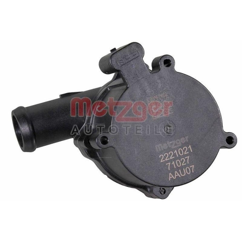 Zusatzwasserpumpe (K&uuml;hlwasserkreislauf) METZGER AUTOTEILE 2221021 f&uuml;r AUDI VW
