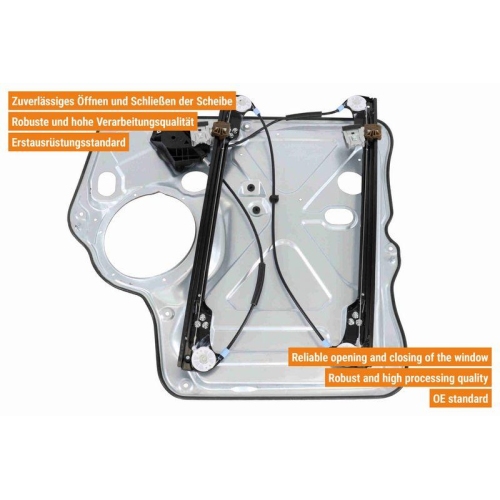 Fensterheber VAICO V10-3105 Original VAICO Qualität für SEAT SKODA VW VAG