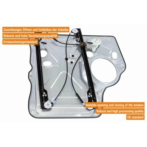 Fensterheber VAICO V10-3106 Original VAICO Qualität für SEAT SKODA VW VAG