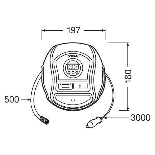 Druckluftreifenprüfer/-füller ams-OSRAM OTI450 TYREinflate 450 für