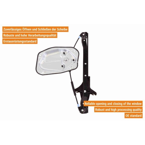 VAICO Fensterheber links und rechts elektrisch hinten V10-7624 + V10-7625 f&uuml;r VW