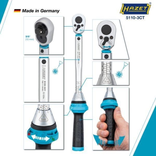 Drehmomentschlüssel HAZET 5110-3CT für