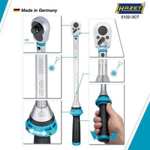Drehmomentschlüssel HAZET 5122-3CT für