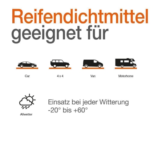 Dichtmittel-Set, Reifen-Dichtungs-Set ams-OSRAM OTSK6ESN TYREseal KIT für