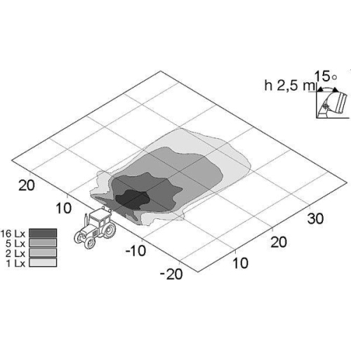 HELLA Arbeitsscheinwerfer 1G4 004 480-001 für MAN BOMAG CASE IH O&K STEINBOCK