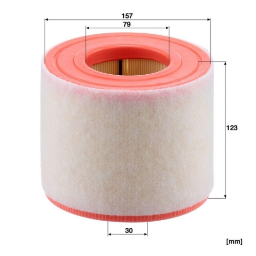 Luftfilter MANN-FILTER C 15 010 f&uuml;r VAG