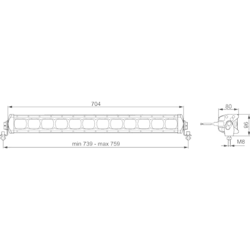 HELLA Arbeitsscheinwerfer 1GJ 360 003-002 für