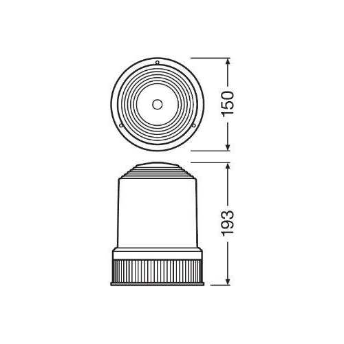 Rundumkennleuchte ams-OSRAM RBL101 LIGHTsignal BEACON LIGHT für