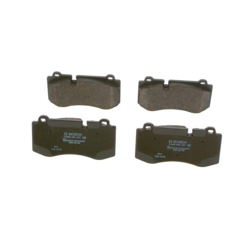Bremsbelagsatz, Scheibenbremse BOSCH 0 986 494 167 f&uuml;r MERCEDES-BENZ