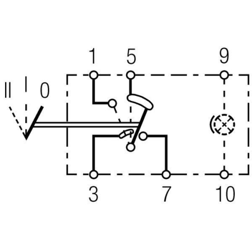 HELLA Schalter 6RH 007 832-391 für HOLDER GRIMME