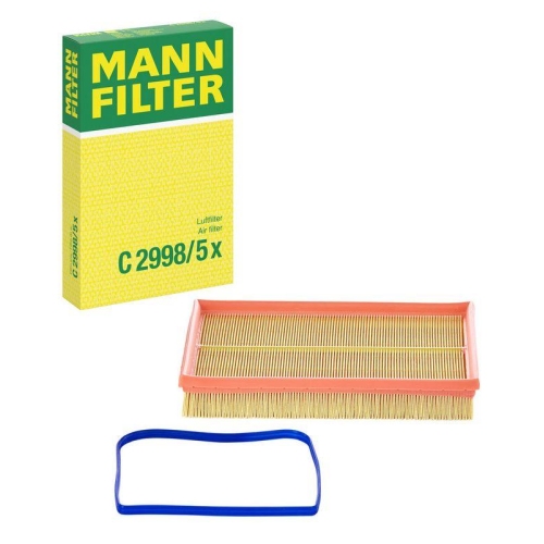 Luftfilter MANN-FILTER C 2998/5 x f&uuml;r VAG