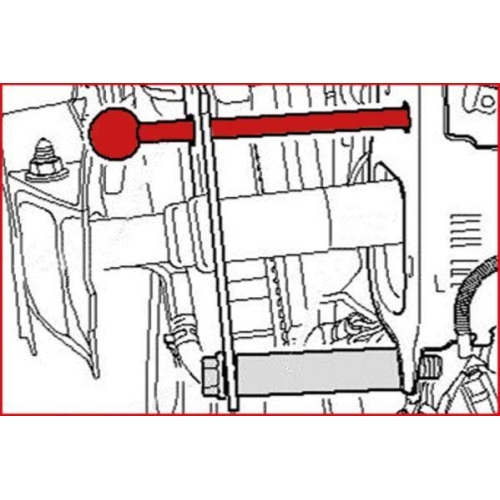 Montagewerkzeug, Zahnriemen KS TOOLS 400.2078 f&uuml;r