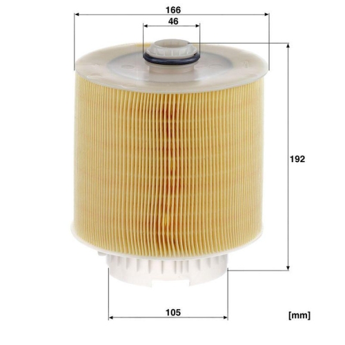 Luftfilter MANN-FILTER C 17 137/1 x f&uuml;r VAG