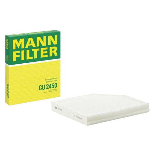 Filter, Innenraumluft MANN-FILTER CU 2450 f&uuml;r VAG, unterhalb des Handschuhfaches
