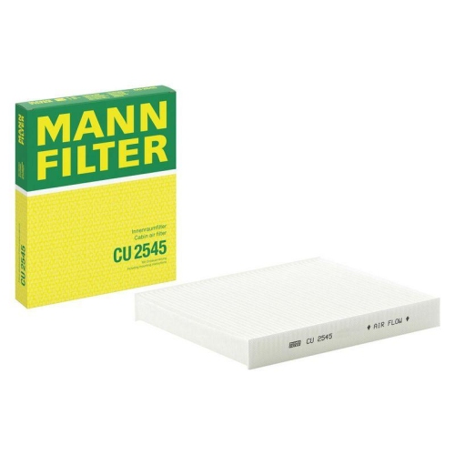 Filter, Innenraumluft MANN-FILTER CU 2545 f&uuml;r VAG, unterhalb des Handschuhfaches