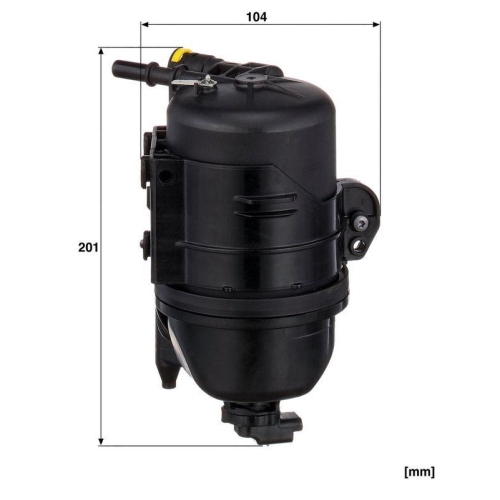 Kraftstofffilter MANN-FILTER WK 10 050 f&uuml;r JAGUAR LAND ROVER