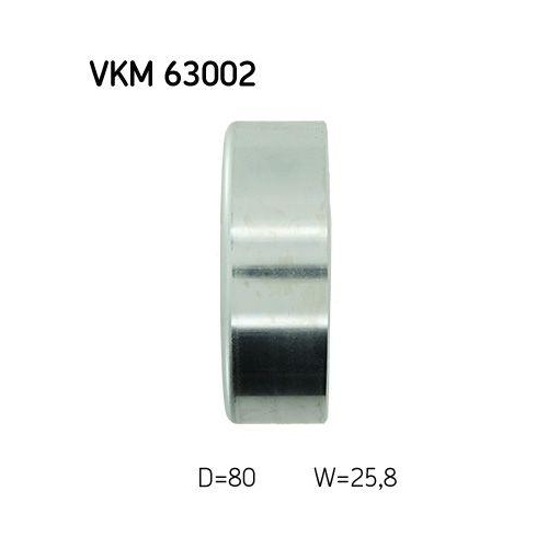 Umlenk-/F&uuml;hrungsrolle, Keilrippenriemen SKF VKM 63002 f&uuml;r HONDA HONDA (DONGFENG)