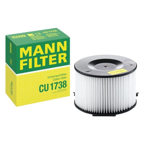 Filter, Innenraumluft MANN-FILTER CU 1738 f&uuml;r VAG, Motorraum, Lufteinlass links